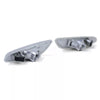 Coppia frecce laterali bianche BMW E90 E91 05-11 E92 E93 dal 06 Serie 1 E82 E88