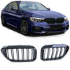 Griglia doppio ponte lucido effetto,performance,per BMW Serie 5 G30 G31 17-20