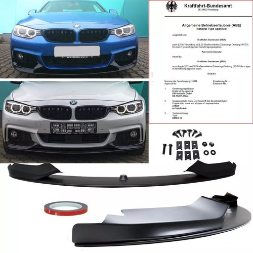 Spoiler anteriore per BMW Serie 4 F32 F33 F36 M Sport