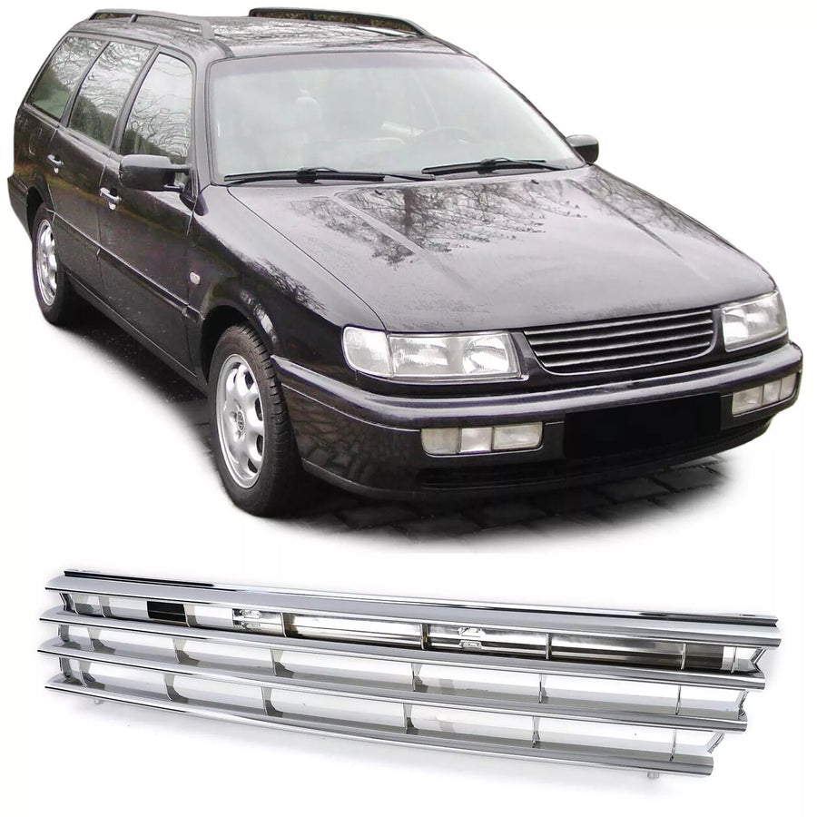 Griglia radiatore senza emblema cromo per VW Passat 35i B4 93-97
