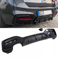 Diffusore Competition Nero Carbonio 2 Tubi per BMW F20 F21 M LCI