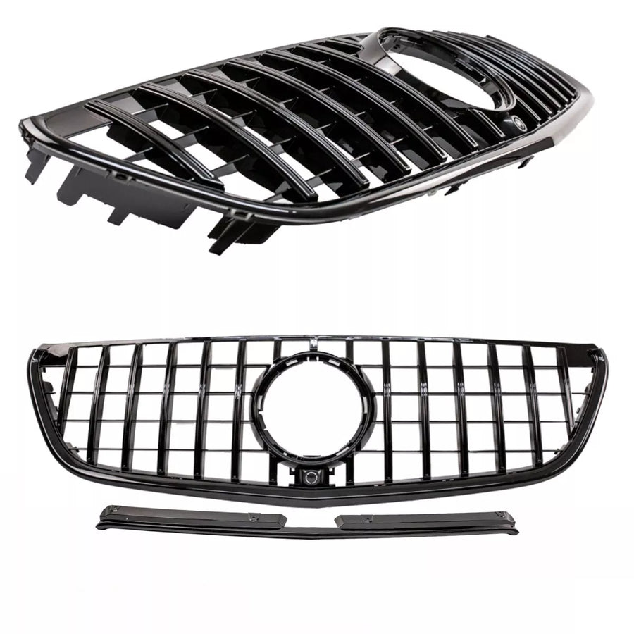 Griglia nera lucida per Mercedes Vito W447 + fotocamera 14-19 Panamericana GT