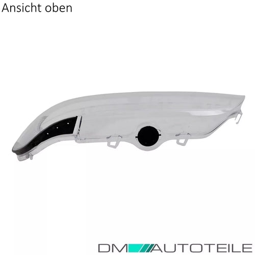 Carter faro sx indicatore di direzione bianco alogeno xeno per BMW E39 00-03