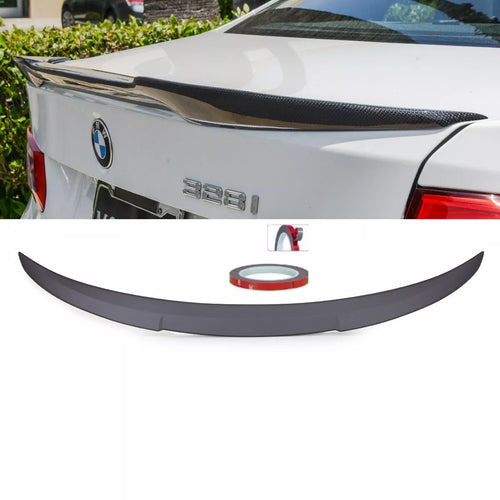 Spoiler Posteriore Evo per BMW F30 Posteriore spoiler bagagliaio Nero Opaco + M3