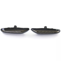 Frecce laterali LED nero coppia fumo adatti BMW Serie 5 E60 E61 X1 E84 X3 E83