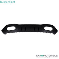 Diffusore posteriore Nero per Mercedes W177 Hatchback non A45 AMG