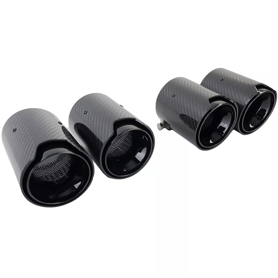 4 terminali in carbonio adatti, per BMW M2 F87 M3 F80 M4 F82 F83