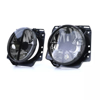 Fari vetro trasparente + mirino nero fumo per VW Golf 2 83-91