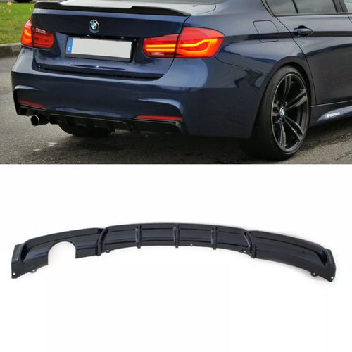 Diffusore posteriore Nero VERNICIATO per BMW F30 F31 M