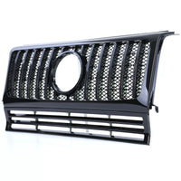 Griglia radiatore sportiva nera lucida adatta, per Mercedes G modello W463 90-18
