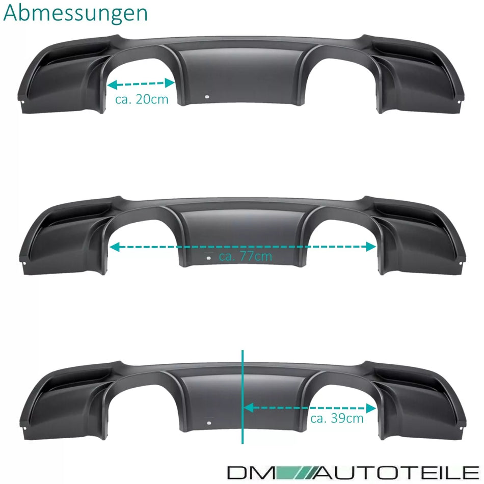 Diffusore posteriore per BMW Serie 3 E90 E91 M paraurti + CSL M3