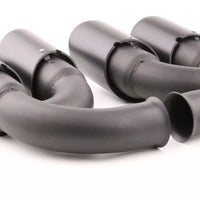 terminali Sportivi Acciaio Inox Nero, per Porsche Cayenne V8 GTS Turbo S 10-14