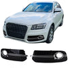 Paraurti Favo Griglia Favo Lucido Cromo per Audi Q5 8R 12-16