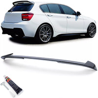 Spoiler posteriore tetto sport Nero, per BMW Serie 1 F20 F21 prefacelift 11-15