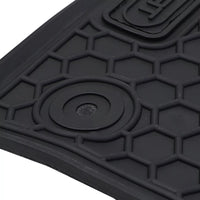 Tappetini auto gomma nero premium set per VW Polo 6R 6C 09-17