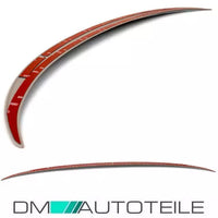 Heckspoiler Heckspoilerlippe 10-17 Kofferraum + 3M passt für BMW 5er F10 10-17