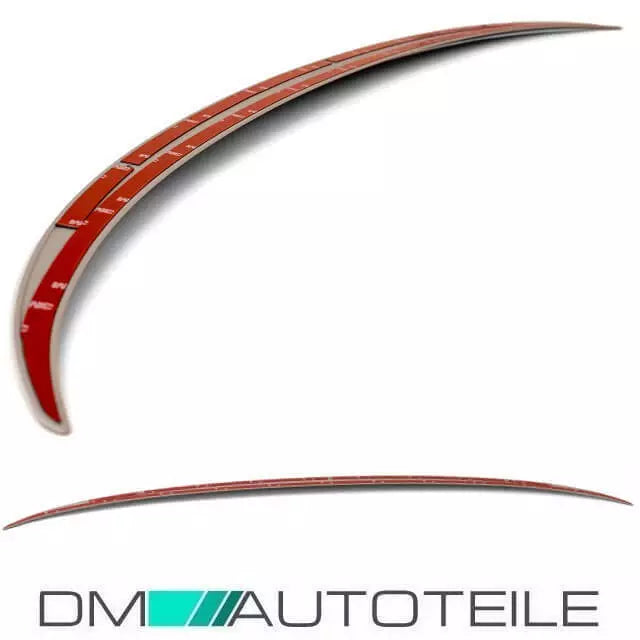 Heckspoiler Heckspoilerlippe 10-17 Kofferraum + 3M passt für BMW 5er F10 10-17