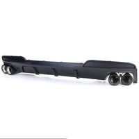 Diffusore posteriore opaco + terminali 4 tubi vero carbonio per BMW F10 F11 535