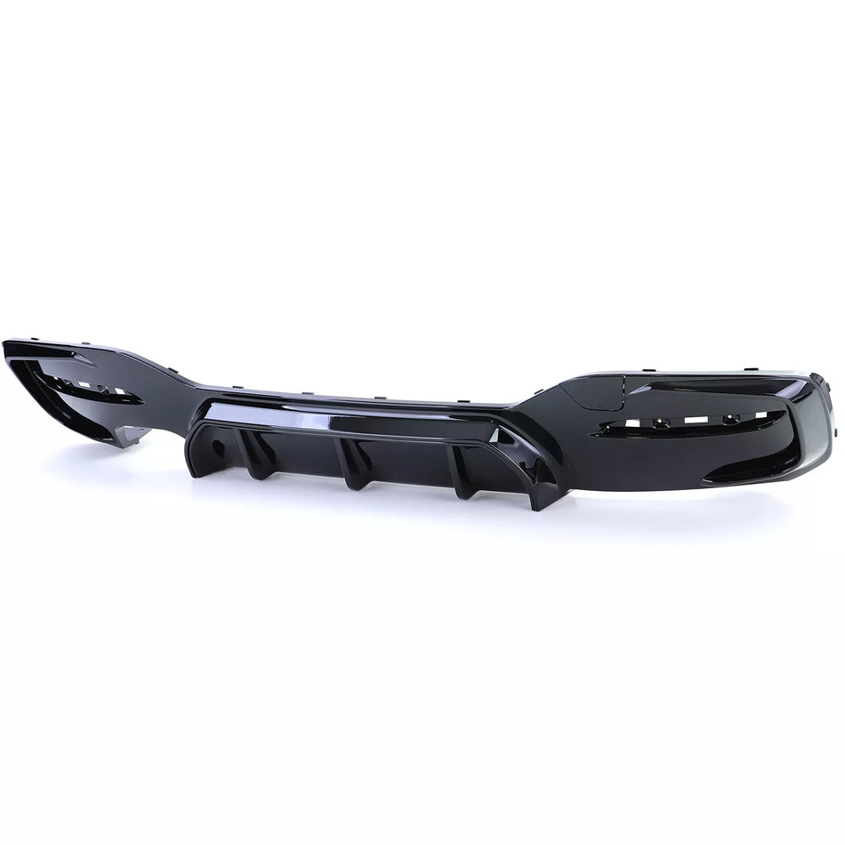 Diffusore posteriore, performance Nero, per BMW Serie 1 F20 F21 120 125 15-19