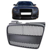 Griglia radiatore a nido d'ape nera per Audi A4 B7 04-07 + Cabrio