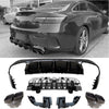 Diffusore + Terminali di Scarico (CROMO) per Mercedes C238 A238 pre-facelift