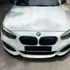 Spoiler anteriore lama Lucido per BMW Serie 1 F20, F21 M LCI 15-19