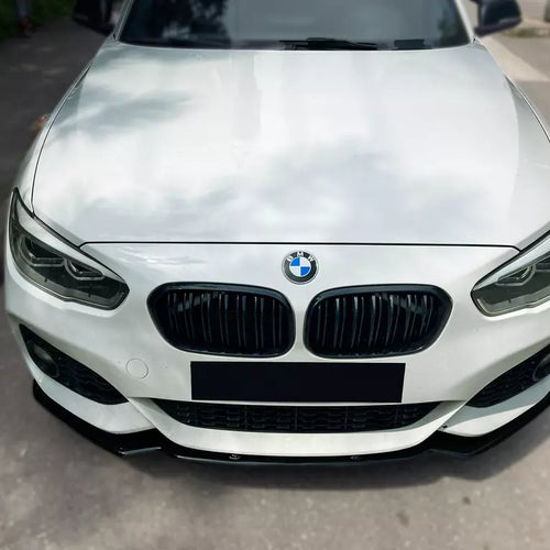 Spoiler anteriore lama Lucido per BMW Serie 1 F20, F21 M LCI 15-19