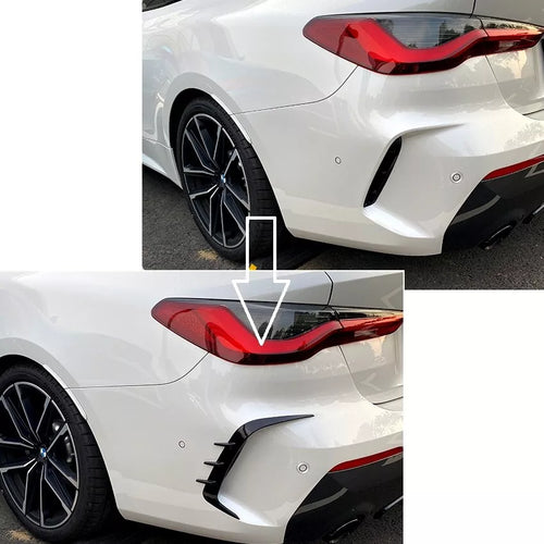 Flaps Splitter Canard posteriore per BMW Serie 4 G22 G23 con pacchetto M