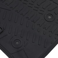 Tappetini auto in gomma neri set premium per Jeep Wrangler JK 07-19