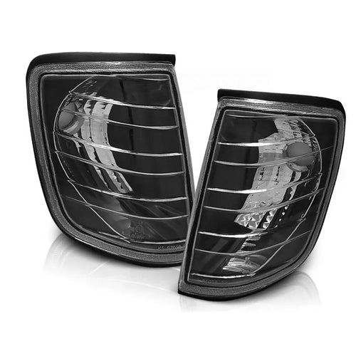 Set frecce anteriori vetro Nero per Mercedes Benz Classe E W124 dall'85-95