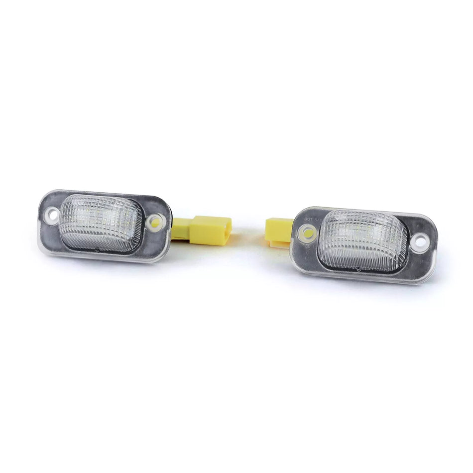 Luci targa LED bianche 6000K per VW Golf 2 83-92 Jetta 2 84-92