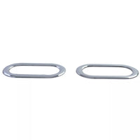 Frecce laterali bordi acciaio inox per VW T5 Golf 3 4 Seat Ibiza Ford Fiesta