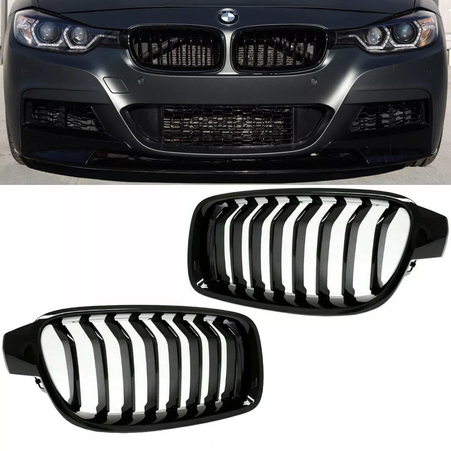 Griglia completamente lucida nera per BMW F30 F31