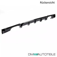 Diffusore posteriore Nero Lucido 4 tubi per BMW F30 F31 M Sport