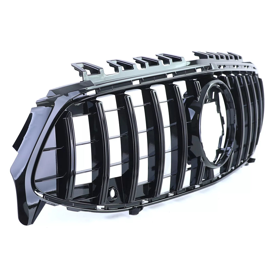 Griglia radiatore sportiva nera lucida adatta per Mercedes CLA C118 X118 dal 19