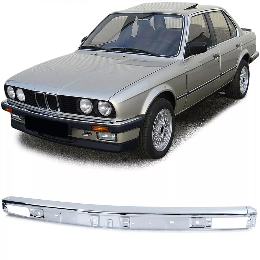 Paraurti anteriore cromato parte centrale per BMW Serie 3 E30 82-87