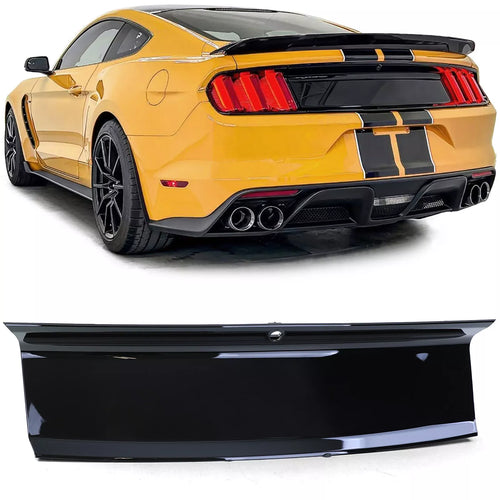 Coperchio Posteriore GT Ottica Nero Lucido per Ford Mustang 6 Coupe Cabrio 14-17