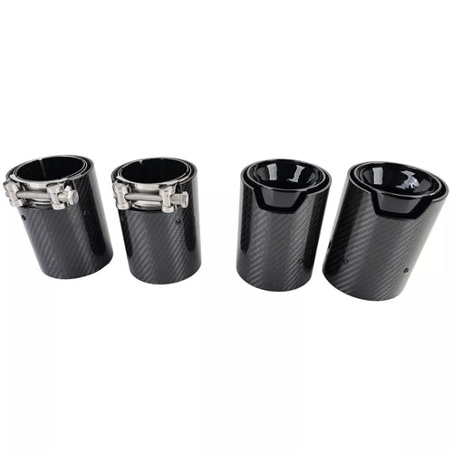 4 terminali in carbonio adatti per BMW M2 F87 M3 F80 M4 F82 F83