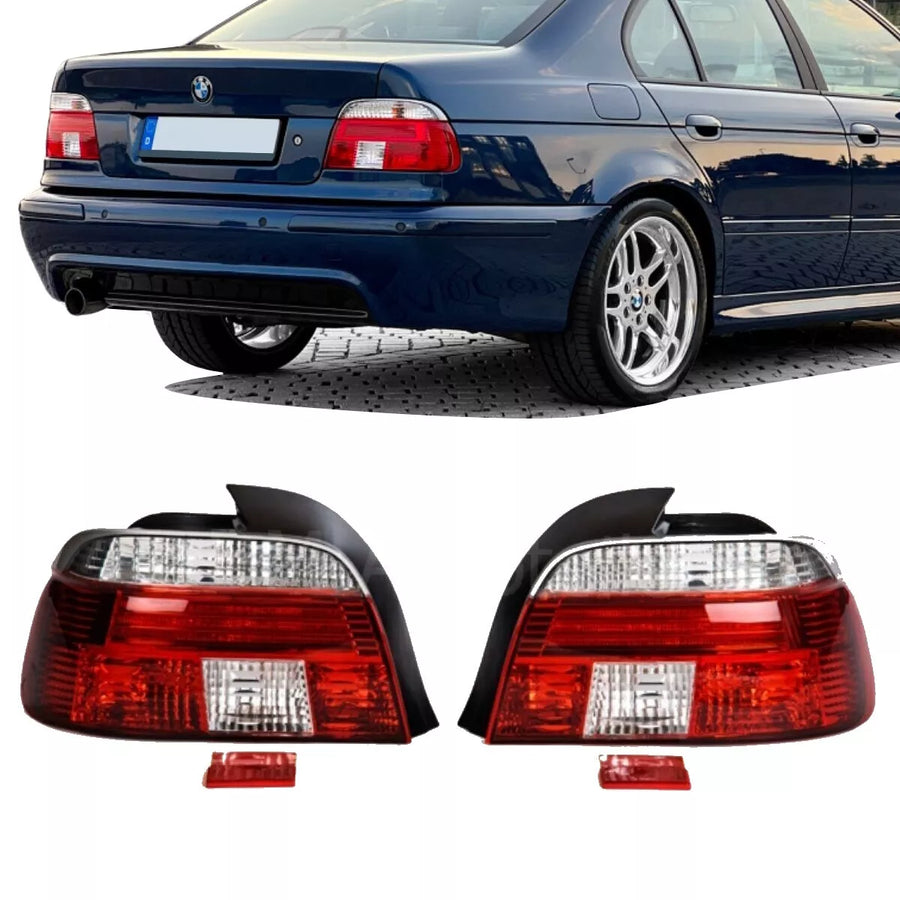 Fanali posteriori fanali posteriori set Facelift rosso bianco per BMW E39 95-00