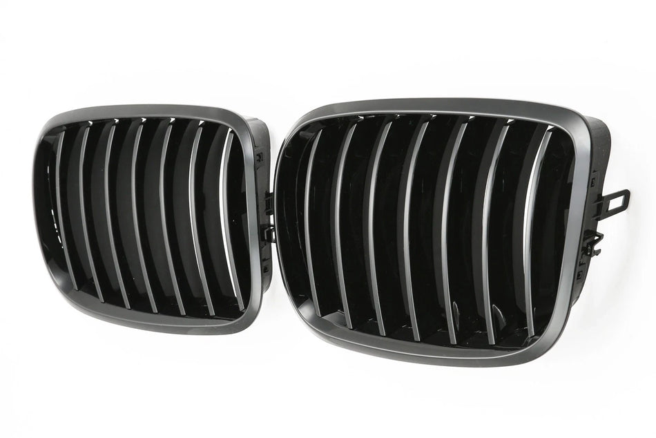 per BMW X5 X6 E70 E71 SPORT GRIGLIA RADIATORE NERO LUCIDO