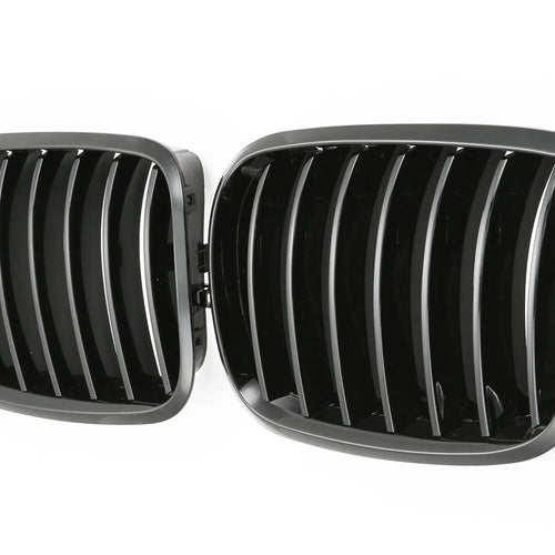 per BMW X5 X6 E70 E71 SPORT GRIGLIA RADIATORE NERO LUCIDO