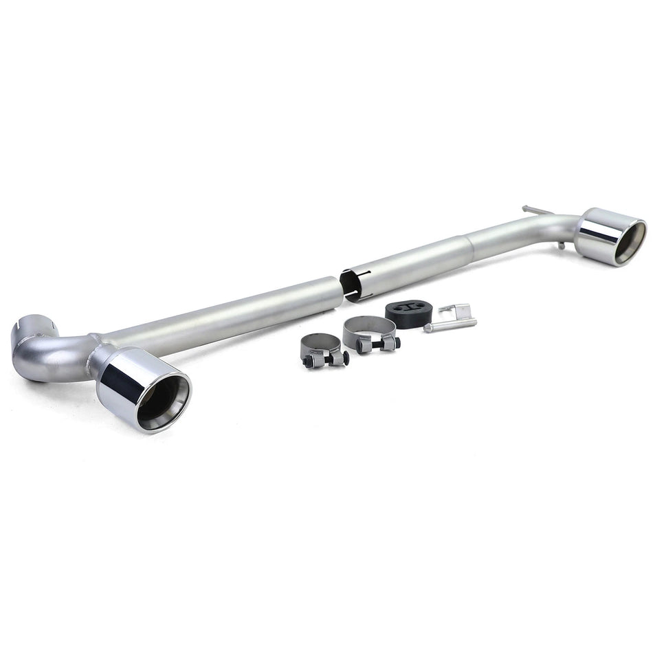 Terminale scarico conversione duplex, per BMW F30 F31 316 318 320 F32 F33 F36