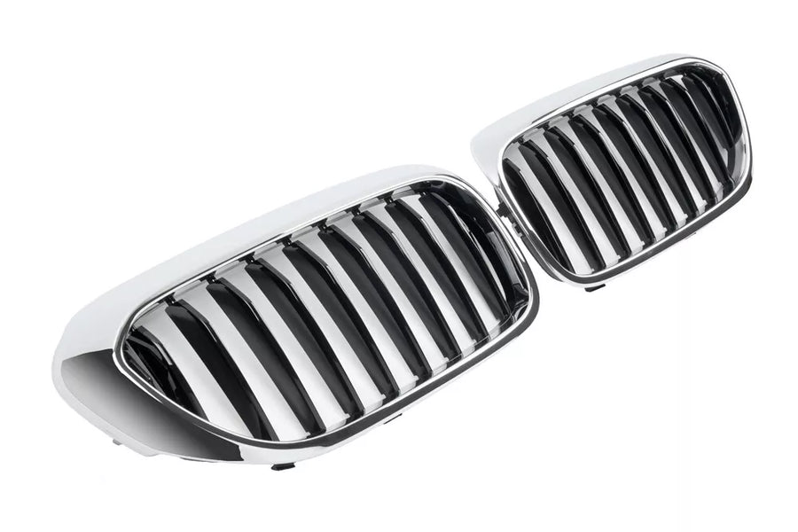 per BMW SERIE 5 G30 G31 GRIGLIA RADIATORE CROMATA NERA