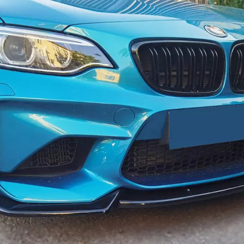 Spoiler anteriore lama spada Lucido per BMW M2 (F87) 2015-2017