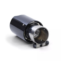 Terminale di Scarico Sportivo Carbonio Nero per BMW Serie 5 F10 F11 10-16