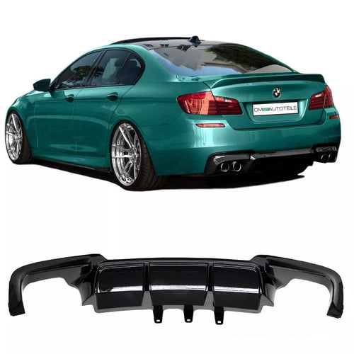 Diffusore Nero Lucido 4 tubi per BMW F10 F11 non M5
