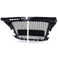 Griglia Sport a nido d'ape nera lucida senza emblema per Audi A3 8P 08-13