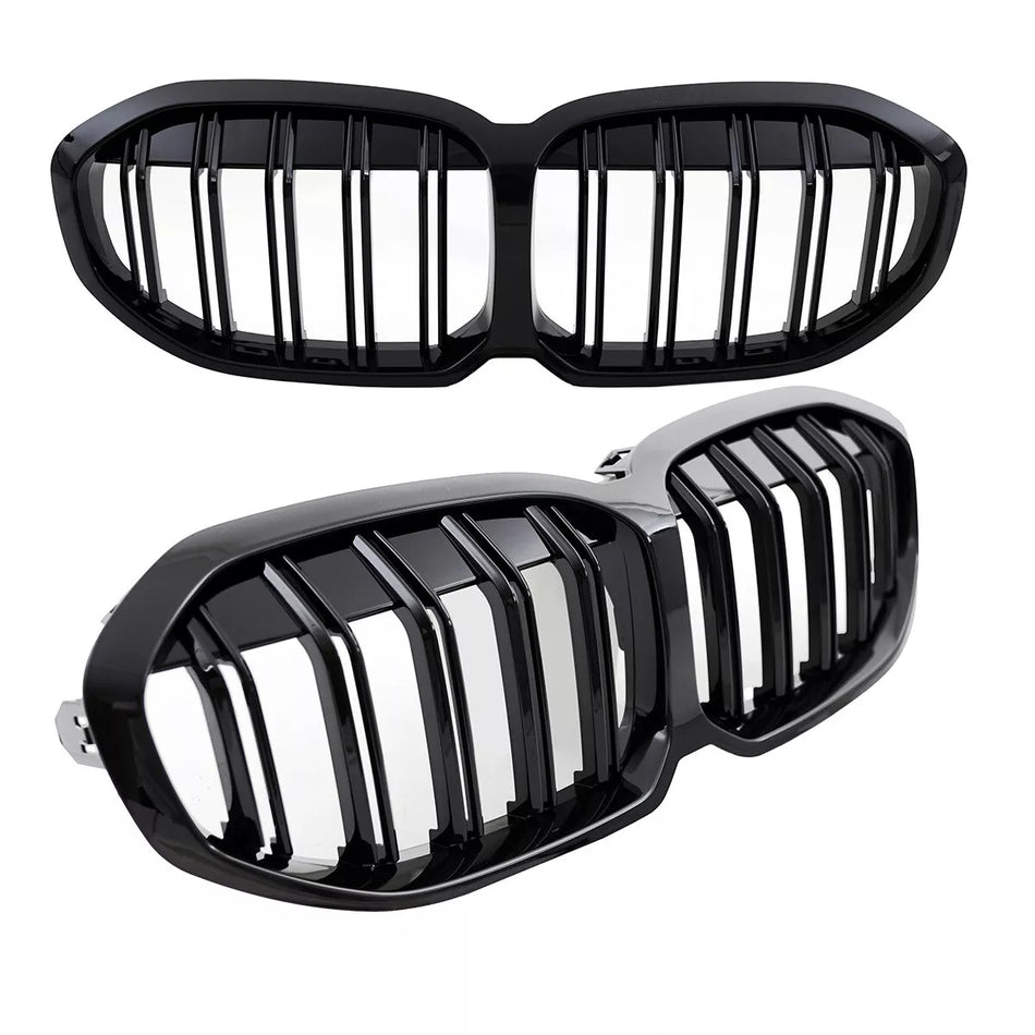 Griglia Sportiva doppia barra lucida Nera per tutte le BMW Serie 1 F40