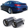 terminali sport carbonio nero adatti per BMW Serie 6 F12 F13 da 11