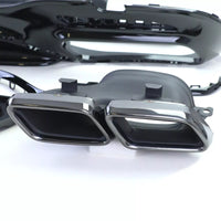 Diffusore Posteriore Sport + Doppi Terminali, per Mercedes Classe S W222 17-20